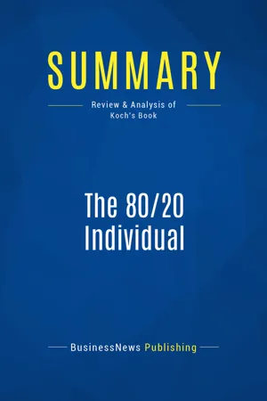 Summary: The 80/20 Individual