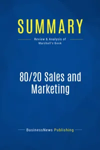 Summary: 80/20 Sales and Marketing_cover