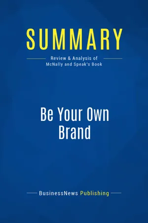 Summary: Be Your Own Brand