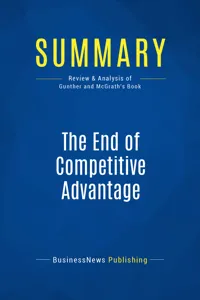 Summary: The End of Competitive Advantage_cover