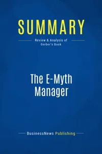 Summary: The E-Myth Manager_cover