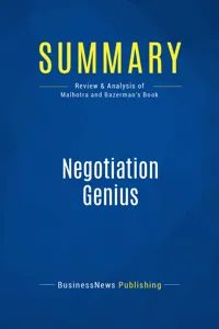 Summary: Negotiation Genius_cover