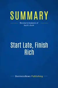 Summary: Start Late, Finish Rich_cover