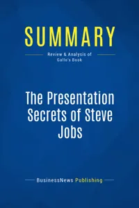 Summary: The Presentation Secrets of Steve Jobs_cover