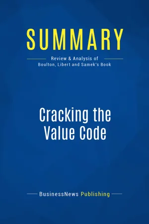 Summary: Cracking the Value Code