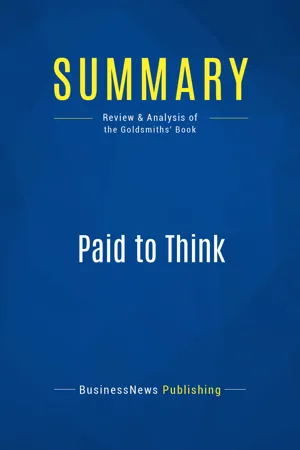 Summary: Paid to Think