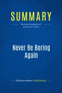 Summary: Never Be Boring Again_cover