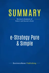 Summary: e-Strategy Pure & Simple_cover