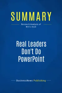 Summary: Real Leaders Don't Do PowerPoint_cover