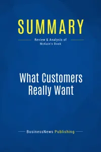 Summary: What Customers Really Want_cover