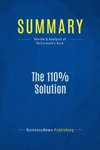 Summary: The 110% Solution_cover