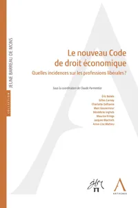 Le nouveau Code de droit économique_cover