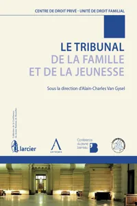 Le Tribunal de la Famille et de la Jeunesse_cover