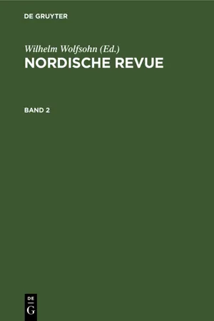 Nordische Revue. Band 2