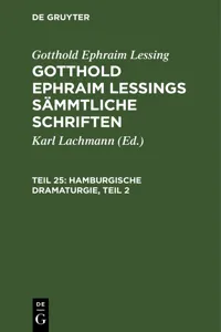 Hamburgische Dramaturgie, Teil 2_cover