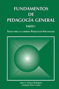 Fundamentos de Pedagogía General Parte I_cover