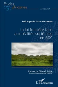 La loi foncière face aux réalités sociétales en RDC_cover