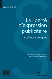 La liberté d'expression publicitaire_cover