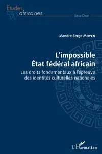 L'impossible État fédéral africain_cover