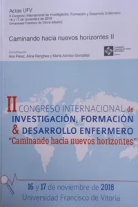 II congreso internacional de investigación, formación & desarrollo enfermero_cover