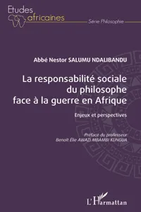 La responsabilité sociale du philosophe face à la guerre en Afrique_cover