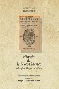 Historia de la Nueva México del capitán Gaspar de Villagrá_cover