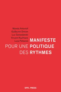 Manifeste pour une politique des rythmes_cover