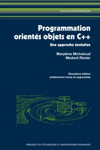 Programmation orientée objets en C++_cover