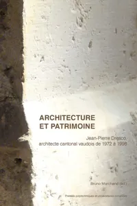 Architecture et patrimoine_cover