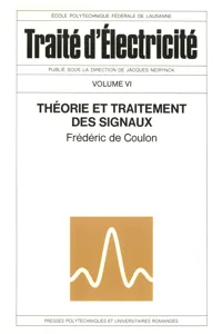 Théorie et traitement des signaux_cover