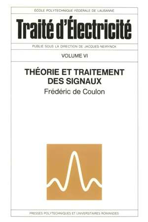 Théorie et traitement des signaux (TE volume VI)