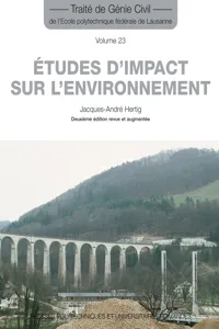 Etudes d'impact sur l'environnement_cover