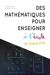 Des mathématiques pour enseigner à l'école primaire_cover
