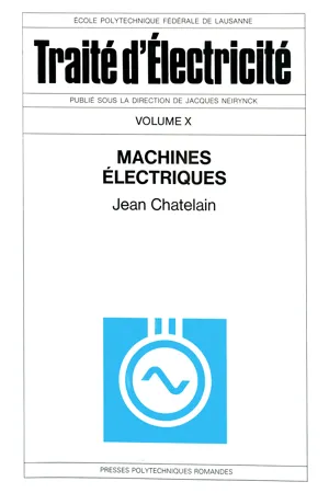 Machines électriques (TE volume X)