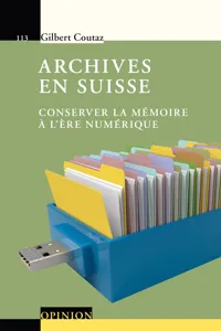 Archives en Suisse_cover