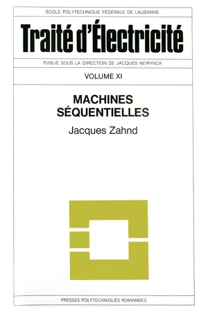 Machines séquentielles (TE volume XI)