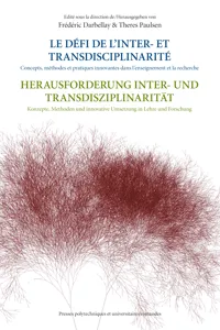 Le défi de l'Inter- et Transdisciplinarité - Herausforderung Inter- und Transdisziplinarität_cover