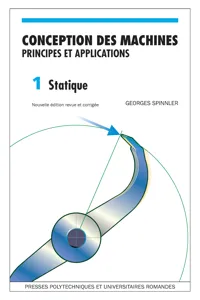 Conception des machines: principes et applications_cover