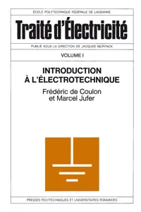 Introduction à l'électrotechnique_cover