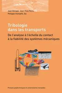 Tribologie dans les transports_cover