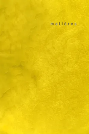 matières 2