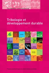 Tribologie et développement durable_cover