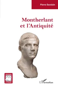 Montherlant et l'Antiquité_cover