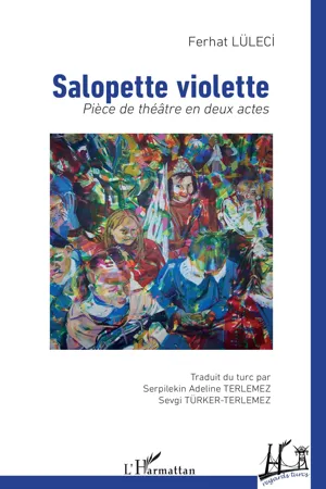 Salopette violette