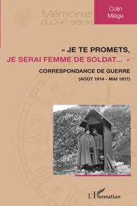 « Je te promets, je serai femme de soldat... »_cover