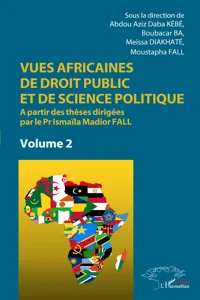 Vues africaines de droit public et de science politique_cover