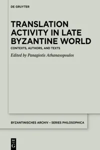 Translation Activity in Late Byzantine World_cover