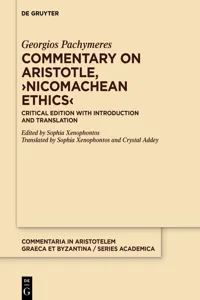 Commentary on Aristotle, ›Nicomachean Ethics‹_cover