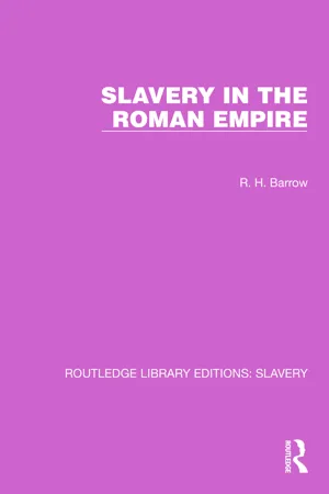 Slavery in the Roman Empire