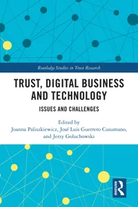 Trust, Digital Business and Technology_cover